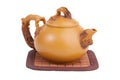 Clay teapot for brewing tea
