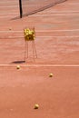 Clay Tennis Court Royalty Free Stock Photo