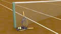 Clay tennis court Royalty Free Stock Photo