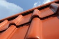 Clay tile roof