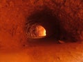 The clay tunnel Royalty Free Stock Photo