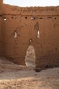 Clay wall in Diriyah Royalty Free Stock Photo