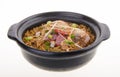 Claypot chicken rice. asia food Royalty Free Stock Photo