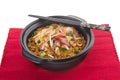 Claypot chicken rice. asia food Royalty Free Stock Photo