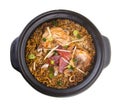 Claypot chicken rice. asia food Royalty Free Stock Photo