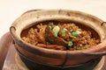 Claypot rice Royalty Free Stock Photo