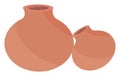 Claypots, icon Royalty Free Stock Photo