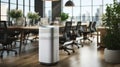 Clean Air, Clear Minds. Air Purifiers Elevating Health in Modern Offices. Generative AI