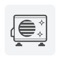 Clean Air Condenser Icon Royalty Free Stock Photo