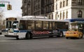 Clean Air Hybrid Electric bus on Broadway New York