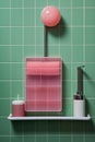 Hygiene housework clean product home plastic liquid domestic detergent pink bottle bathroom