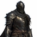 Clean Black Armor And Helmet Facet Guard Artwork For Dungeons & Dragons