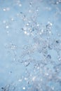 The clean blue bubbling water Royalty Free Stock Photo