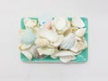 Clean Bright Colorful Elegant Beautiful Artistic Natural Seashells Set for Home Interior and Outdoor Decorative Elements 08