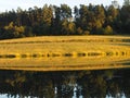 Wonders of nature and clear lake, which reflects the brightness