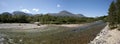 Clean and clear river in the forest, Rondane National Park Royalty Free Stock Photo