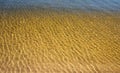 Clean, clear water in the river with a sandy bottom Royalty Free Stock Photo