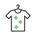 Clean Clothes icon vector image. Royalty Free Stock Photo