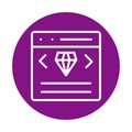 Clean code programming Isolated Vector icon which can easily modify or edit