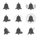 Bell icons set