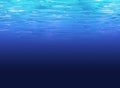 Clean deep sea background - clear blue water