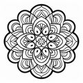 Clean And Detailed Mandalas: Coloring Book Line Art