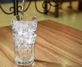 Clean drinking mineral water Royalty Free Stock Photo