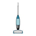 clean electric mop cartoon vector illustration