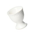 Clean empty ceramic egg cup isolated Royalty Free Stock Photo