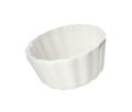 Clean empty ceramic ramekin isolated