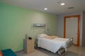 Clean empty hospital room ready for one patient Royalty Free Stock Photo