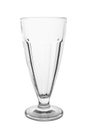 Clean empty pilsner glass isolated