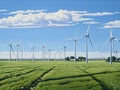 Clean Energy landscape Illustration background