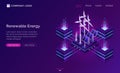 Clean energy, modern power engineering web banner