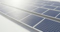 Clean Energy Solar Panels Rows of solar panels gleaming under sunlight showcasing clean energy technology Royalty Free Stock Photo