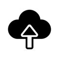Cloud Upload Icon Royalty Free Stock Photo