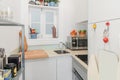 Clean fresh and bright kitchen Royalty Free Stock Photo