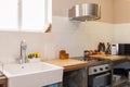 Clean fresh and bright kitchen Royalty Free Stock Photo