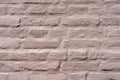 Clean, freshly painted, tan, generic, brick cinder block wall background Royalty Free Stock Photo