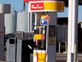 Clean Gas station pumps Royalty Free Stock Photo