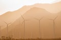 Clean Green Energy Wind Turbines Alternative Desert Power Royalty Free Stock Photo