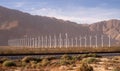 Clean Green Energy Wind Turbines Alternative Desert Power Royalty Free Stock Photo