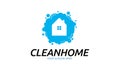 Clean Home Logo Template