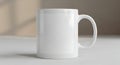 Blank White Coffee Mug Mockup Royalty Free Stock Photo
