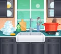 Clean Kitchen Background