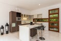 Clean Kitchen Room inside hotel room Royalty Free Stock Photo