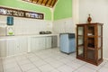 Clean Kitchen Room inside hotel room Royalty Free Stock Photo