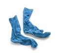 Clean laundered men`s socks