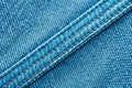 Clean Light Blue Denim Texture Background with Diagonal Lines A Versatile Business Image for Modern Design Projects Royalty Free Stock Photo