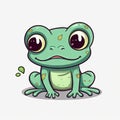 Clean Lines Frog Clipart for Invitations and Posters.